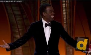 Will Smith  smacks Chris Rock at the Academy Awards