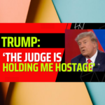 Trump: “The Judge Is Holding Me Here! I Can’t Leave! HOWEVER, I’m Going Golfing Tomorrow.”