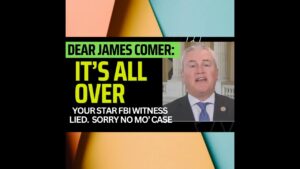 James Comer, Aren’t you embarrassed?